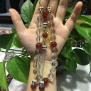 【送料無料】ブレスレット アクセサリ- ホワイトクリスタルクリアラウンドビーズブレスレットnatural white crystal clear round 18beads dly bracelet aaaa 10mm