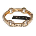 【送料無料】ブレスレット　アクセサリ—　ブレスレットロゴゴールドbracelet guess woman logo and gold rhinestones b1123557c1ds bjb0429