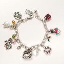 【送料無料】ブレスレット　アクセサリ—　ブライトンクリスマスブレスレットバトンドルbrighton winter wonderland christmas charm bracelet, nwt jb9342 98