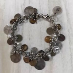 【送料無料】ブレスレット　アクセサリ—　スターリングシルバーパールブレスレットsilpada sterling silver brass copper pearl bracelet b1853 euc