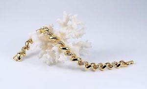【送料無料】ブレスレット　アクセサリ—　ジョアンリバースオーストリアクリスタルゴールドトーンブレスレットjoan rivers austrian crystal pave gold tone bracelet