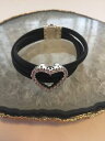 【送料無料】ブレスレット　アクセサリ—　ドパリスターリングシルバーハートブレスレットポーチangelique de paris 925 sterling silver heart dazzling bracelet w pouch