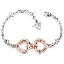 【送料無料】ブレスレット アクセサリ— ゲスグレースローズブレスレットubb84045lguess grace rose gold plated ladies bracelet ubb84045l(4)