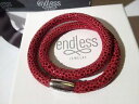 【送料無料】ブレスレット アクセサリ— jlopez 36cmレッドブレスレットrrp652endless jlopez 36cm red reptile bracelet double strand silver clasp rrp 65(4)