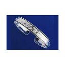 【送料無料】ブレスレット アクセサリ— アージェントブレスレットマンシェットプルメリアノワールargent 925 hawaen bracelet manchette plumeria volutes mail noir border 6mm(4)