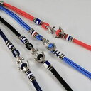 ブレスレット　アクセサリ—　スチールブレスレットシリンダロープエナメルsteel bracelet and rope with again and cylinders enamelled in various colours