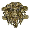 【送料無料】ブレスレット　アクセサリ—　カークaslanライオンキングカフスブレスレットbrasstonekirks folly aslan lion king cuff bracelet brasstone