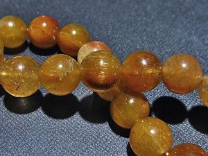 【送料無料】ブレスレット アクセサリ— 11mmルチルラウンドブレスレットgift bl312511mm rare natural golden r...