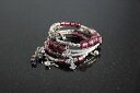 【送料無料】ブレスレット アクセサリ- ワイヤーブレスレットmemory wire bracelet purple passion