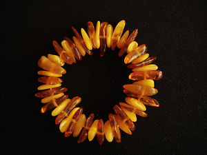 【送料無料】ブレスレット アクセサリ— ビンテージリアルナチュラルオレンジブレスレットvintage real natural amber brac...