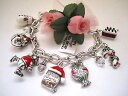 【送料無料】ブレスレット　アクセサリ—　ブライトンキャンディケーンブレスレットドルbrighton candy cane holiday charm bracelet msr82 nwttin