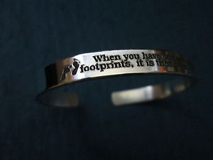 【送料無料】ブレスレット　アクセサリ—　ブレスレットsilver…plated…ブレスレットfootprints in the sand braceletsolid sterling silver… not plated… bracelet