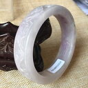 【送料無料】ブレスレット アクセサリ— ハンドフラワーデザインブレスレット59mm certified grade a natural jadeit...