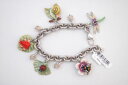 【送料無料】ブレスレット　アクセサリ—　ブライトンカタツムリブレスレットnwt brighton marvels dragonfly bee frog snail ladybug charm bracelet retired