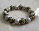 【送料無料】ブレスレット アクセサリ- ブレスレットビンテージパールクリスタルアンティークkonplott bracelet vintage pearl crystalantique bronce