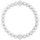 【送料無料】ブレスレット アクセサリ— スワロフスキーリミックスシルバーグレーパールブレスレットドルswarovski 5364103 remix silver grey pearl boundless bracelet 177cm rrp99(4)