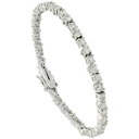 yzuXbg@ANZT?@C`X^[OVo[XbVNejXuXbg7 inch sterling silver 425 ct cz stones slash link tennis bracelet