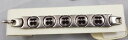 【送料無料】ブレスレット アクセサリ— ヴィンテージメタルストラップモチーフインテリアbijou ancien vintage metal strap silver plated cherry motif a1 leather interior(4)