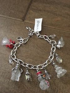 【送料無料】ブレスレット　アクセサリ—　ブライトンブレスレットbrighton nwt frosty holiday charm bracelet