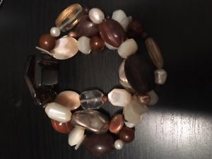 【送料無料】ブレスレット　アクセサリ—　スターリングシルバークオーツブレスレットsilpada b1427 sterling silver, wood, quartz 3 strand bracelet