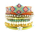 ヒパネマ 【送料無料】ブレスレット　アクセサリ—　マルチリンクブレスレットアロハサイズ listingbrazllian multi links bracelet * hipanema * alohasize m 18 cm