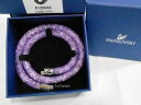 yzuXbg@ANZT?@XtXL[X^[_Xg_uuXbgTCYswarovski 3d stardust mauve double bracelet size m purple crystal 5120044