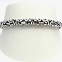 【送料無料】ブレスレット アクセサリ- スターリングシルバーミリトルコロープビザンチントグルブレスレットsterling silver 5mm turkish rope byzantine toggle bracelet sz 7