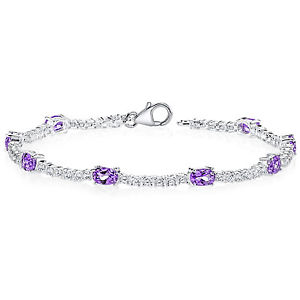 yzuXbg@ANZT?@325 ctAWXgX^[OuXbg325 ct oval purple amethyst sterling silver bracelet