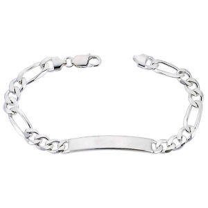 ̵ۥ֥쥹åȡꡡ󥰥Сե󥯥֥쥹å8mm sterling silver figaro links id 178cm229cm bracelet, free engraving,