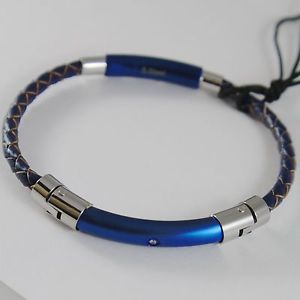 【送料無料】ブレスレット　アクセサリ—　メンズブレスレットスチールmens bracelet steel and leather semirigid cesare paciotti 4us 4ubr1536