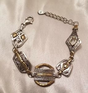 【送料無料】ブレスレット　アクセサリ—　ブレスレットスターリングシルバーsilpada globetrotter bracelet sterling silver and brass