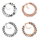 【送料無料】ブレスレット アクセサリ— ブレスレットアーメンシルバーbracelet twine rosary woman amen silver 925 with stones various colors