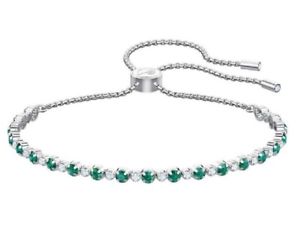 ̵ۥ֥쥹åȡ?ե֥쥹århsɥ꡼5465355swarovski subtle bracelet trilogy, rhs emerald green crystal authentic 5465355