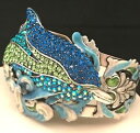 【送料無料】ブレスレット　アクセサリ—　イルカブレスレットkirks folly princess of the seas dolphin bracelet blue green crystals kfb