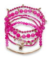 【送料無料】ブレスレット アクセサリ— ケンドラスコットsupakピンクミックスブレスレットセットkendra scott supak gold beaded bracelet set in pink agate mix(4)