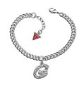 【送料無料】ブレスレット　アクセサリ—　チェーンフォームブレスレットペンダントguess chain bracelet hand chain ubb31201 silve plated with pendant in g form