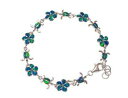 【送料無料】ブレスレット アクセサリ— オパールシルバーハワイアンプルメリアウミガメリンクブレスレットinlay opal silver 925 hawaiian plumeria flower honu sea turtle link bracelet 7(4)