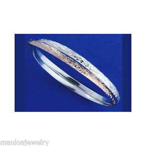 【送料無料】ブレスレット　アクセサリ—　アルジェントロサプルメリアマイレargento placcato oro rosa hawaiano 2 in 1 plumeria scorrere maile