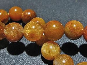 【送料無料】ブレスレット アクセサリ— ブロンズゴールデンルチルラウンドブレスレット115mm rare 3a natural bronze gol...