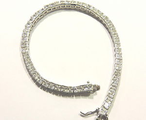 【送料無料】ブレスレット　アクセサリ—　シルバーモデルテニスブレスレットbracelet in silver 925 model tennis with zircons mm 3,5 x 3,5