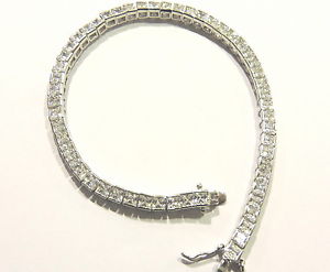 【送料無料】ブレスレット　アクセサリ—　シルバーブレスレットモデルテニスsilver bracelet 925 model tennis with little zircons mm 3,5 x 3,5