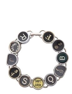 【送料無料】ブレスレット　アクセサリ—　ビクトリアアンティークタイプライターキーブレスレットvictorian trading co antique typewriter key bracelet