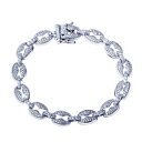 yzuXbg@ANZT?@fUCi[zCgWRCXg[NAN`F[uXbgdesigner sparkly clear white zircon rhinestone link chain bracelet women gift