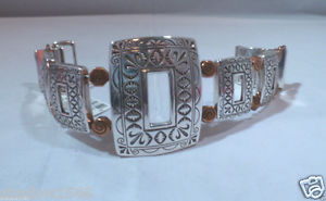 【送料無料】ブレスレット　アクセサリ—　ブライトンキャニオンビーズリンクブレスレットnwt brighton copper canyon silver plated copper beads link bracelet jb4671