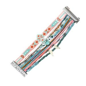 ヒパネマ 【送料無料】ブレスレット　アクセサリ—　マルチブレスレット※サイズリンクbrazllian multi links bracelet * hipanema * wapitisize m 18 cm