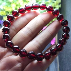 【送料無料】ブレスレット　アクセサリ—　ガーネットクリスタルビーズビーズ889mm top quality natural red garnet crystal beads beaded aaa
