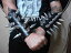 【送料無料】ブレスレット　アクセサリ—　leather giant spike gauntletmdlg0204 goatwhoreleather giant spike gauntlet mdlg0204 goatwhore