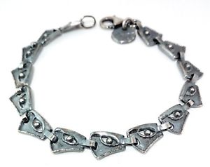 ブレスレット　アクセサリ—　ブレスレットシルバーハンドメイドbracelet mansilver womens polished handmade 925 bb02