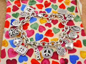 【送料無料】ブレスレット　アクセサリ—　ブライトンブレスレットrare brighton 2009 dream peace charm bracelet