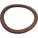 【送料無料】ブレスレット アクセサリ— レザーブレスレットブラウンgoros leather bracelet brown l(4)